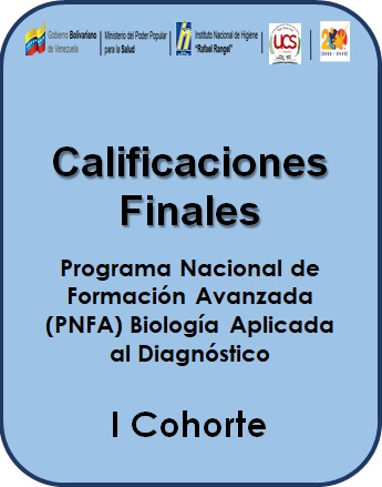 Calificaciones Finales BIOAD I Cohorte