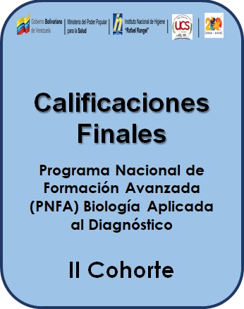 Calificaciones Finales BIOAD II Cohorte